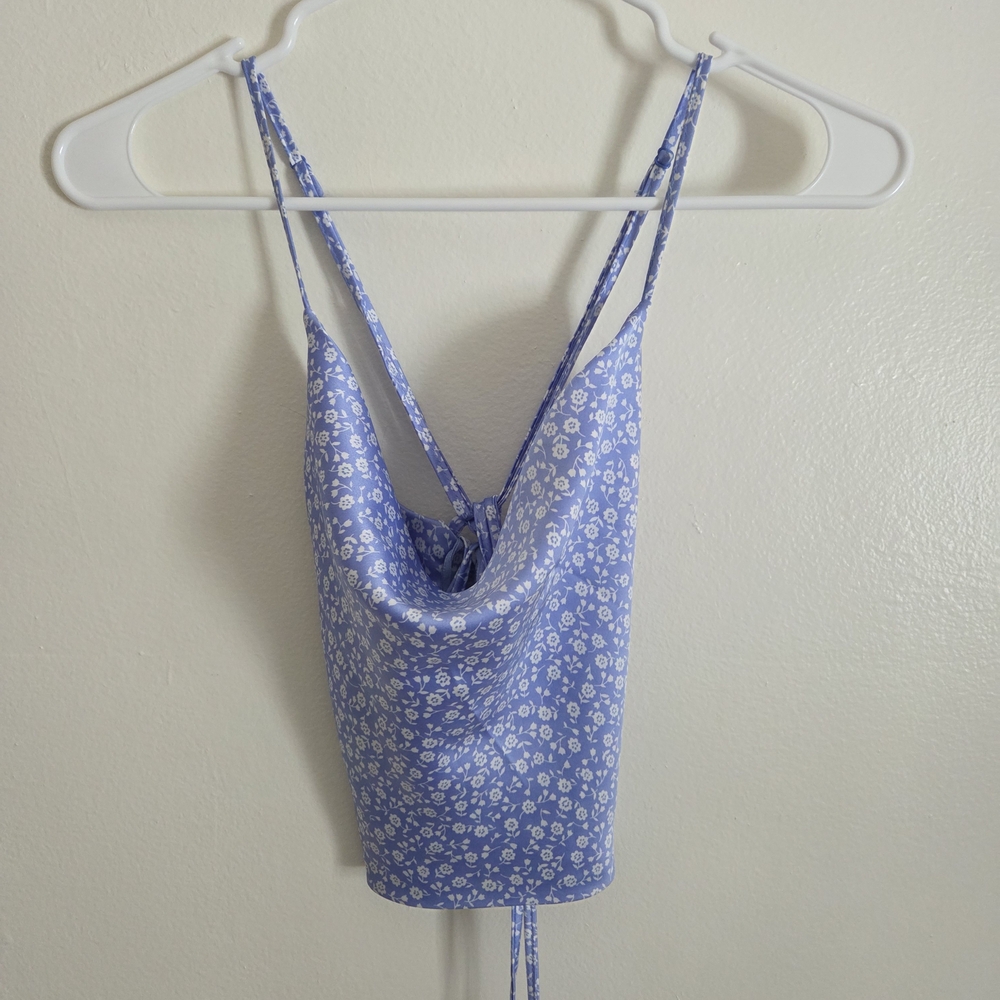 Garage Light Blue Floral Camisole